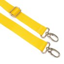 Detachable Polypropylene bag strap, yellow, 3 cm wide