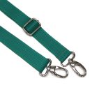 Detachable Polypropylene bag strap, emerald, 3 cm wide