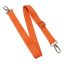 Detachable Polypropylene bag strap, orange, 3 cm wide