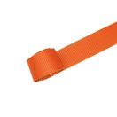 Detachable Polypropylene bag strap, orange, 3 cm wide