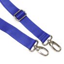 Detachable Polypropylene bag strap, royal blue, 3 cm wide