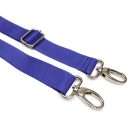 Detachable Polypropylene bag strap, royal blue, 3 cm wide