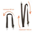 Detachable Polypropylene bag strap, royal blue, 3 cm wide