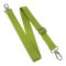 Detachable Polypropylene bag strap, green, 3 cm wide