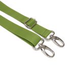 Detachable Polypropylene bag strap, green, 3 cm wide