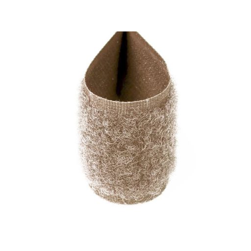 Hook and loop fastener, beige, 2 cm