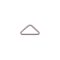 Iron D-ring triangle, 25x17x3 mm, Nickel