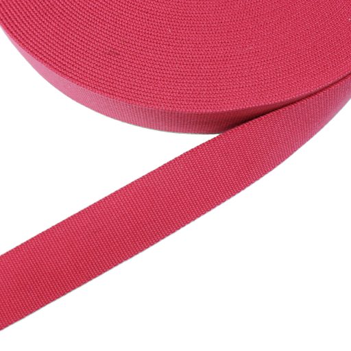Cotton Webbing, Fuxia, 40 mm