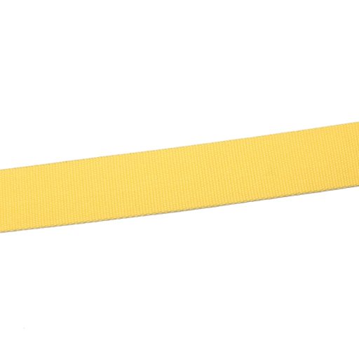 Cotton Webbing, Yellow, 40 mm