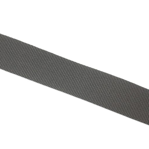 Cotton Webbing, Grey, 40 mm