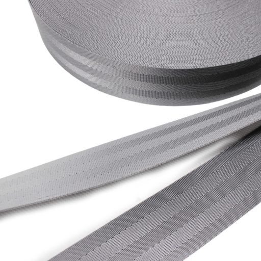 Satin Strap Grey, 4 cm