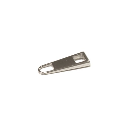Zipper Pull, Nickel, 25 mm Long