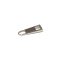 Zipper Pull, Nickel, 25 mm Long