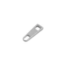 Zipper Pull, Nickel, 25 mm Long