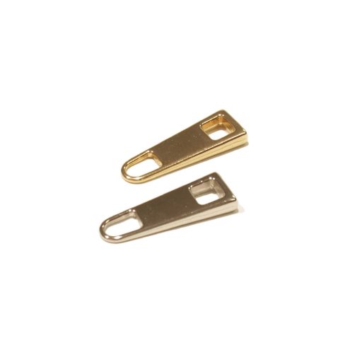 Zipper Pull, Nickel, 25 mm Long