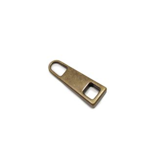 Zipper Pull, antique, 25 mm Long