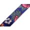 Flower Patterned Satin Webbing, 40 mm