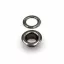 Eyelet, Black, 7 mm