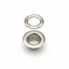 Metal Eyelet with Washer – 7 mm, Silver Finish