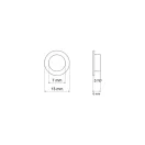 Eyelet, Nickel, 7 mm