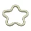 Star Key Ring, Nickel, 34 mm