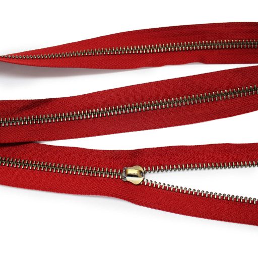 Standard YKK Zipper, Burgundy, Antique, T5