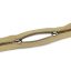 Polished YKK Zipper, Black Nickel, Beige, T5