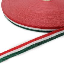 Italian tri colour ribbon