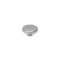 Flat head design stud, silver, 14 mm
